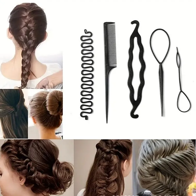 Wholesales Hair Styling Braiding Tool Braiding Hair Tools Hair Braider Twist Styling Set For Women Girls Styling Tools