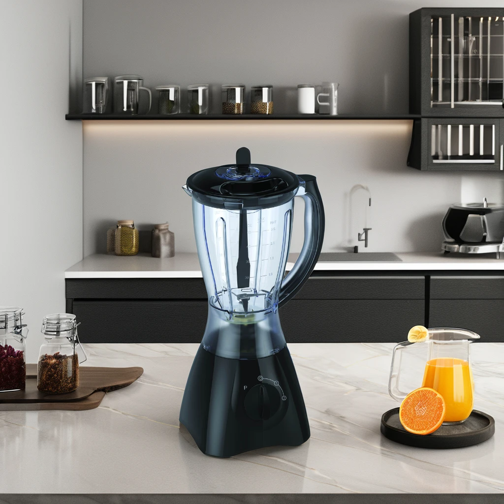2 In 1 1.5L Plastic Jar Electric Table Blender Stand Blender Portable Blender