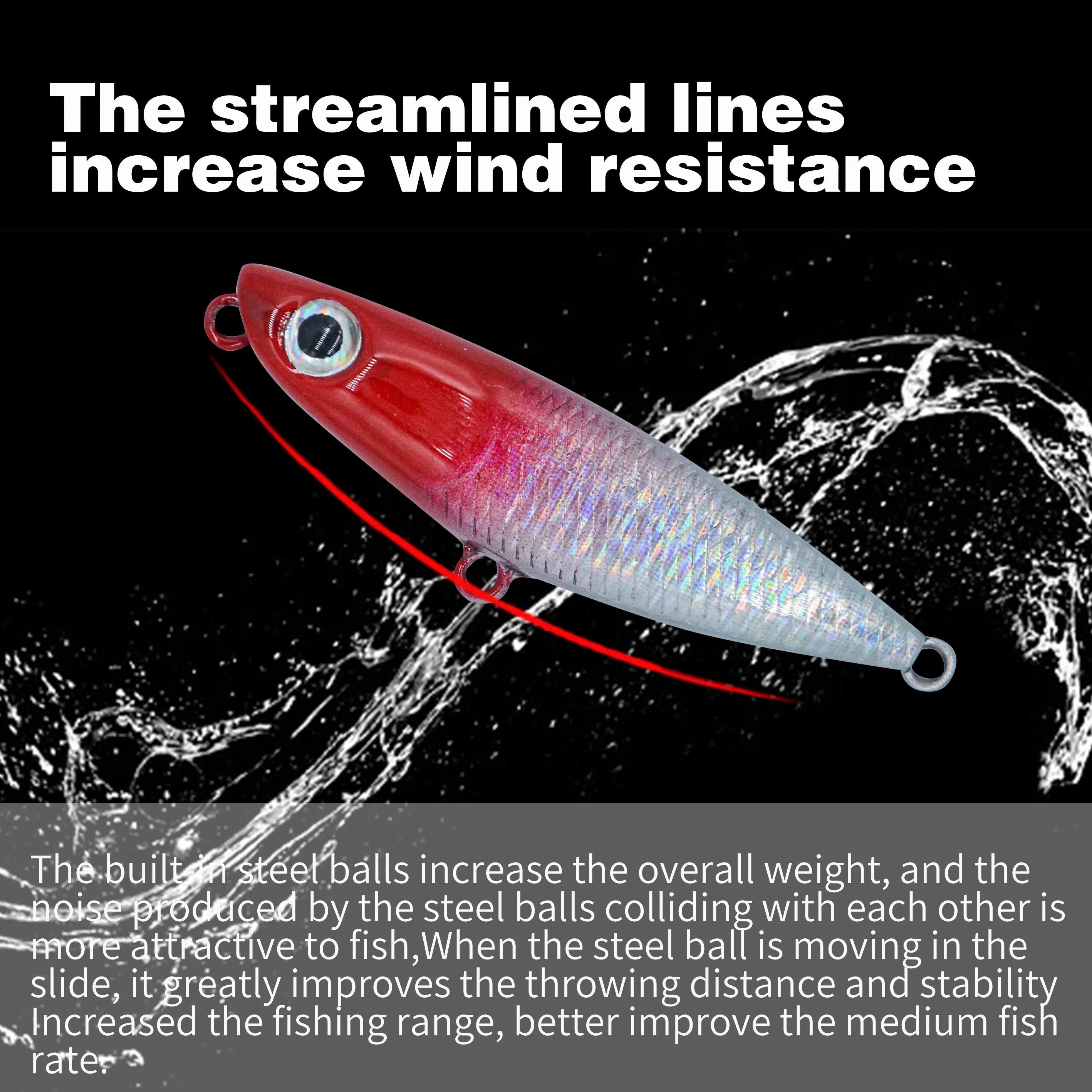 Wholesale discounts price 43mm 1.8g Top Water Fish Baits Fishing Lures Bait Walk Dog Floating Pencil Lure for bass