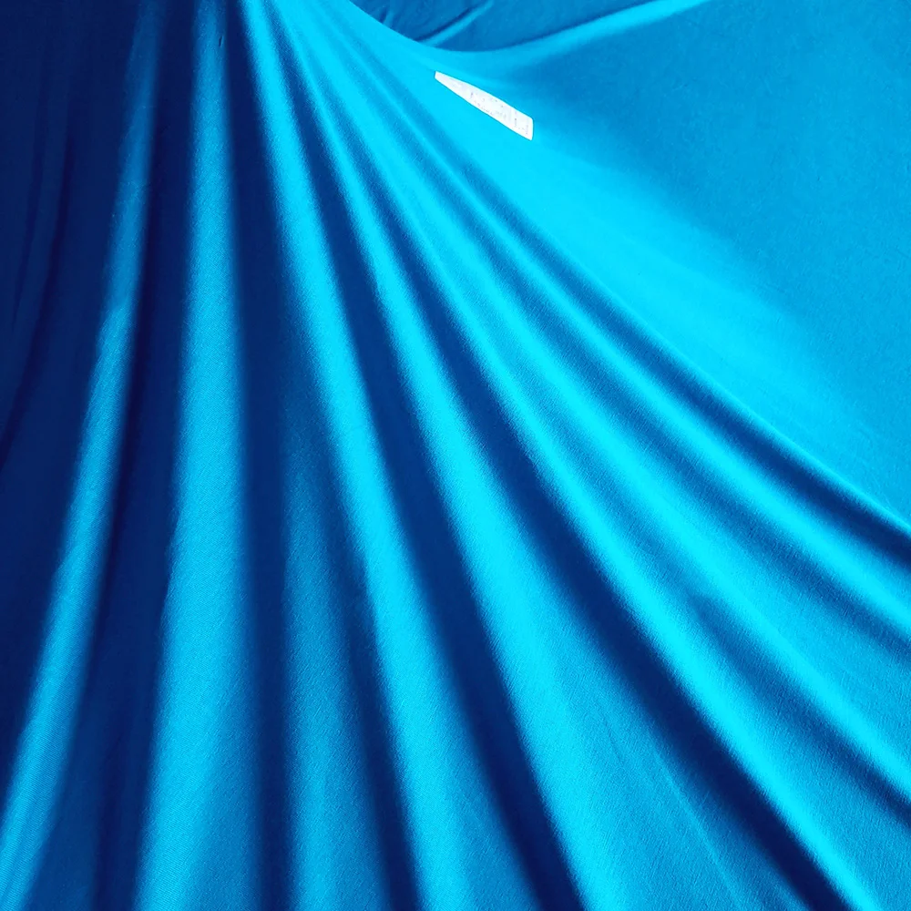 
Factory Wholesale Stock 96% Rayon 4% Spandex Super Soft Single Jersey Fabric 