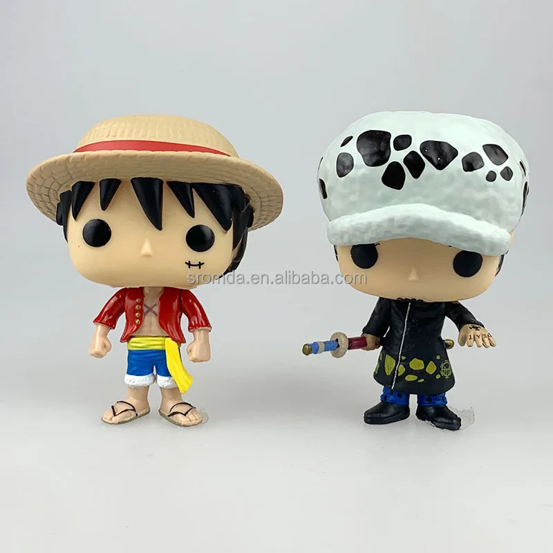 Sromda Anime Funk POP ONE PIECED #327 Roronoa Zoro #100 Ace  #101 Law Action figure PVC Figure Collection Model Toy