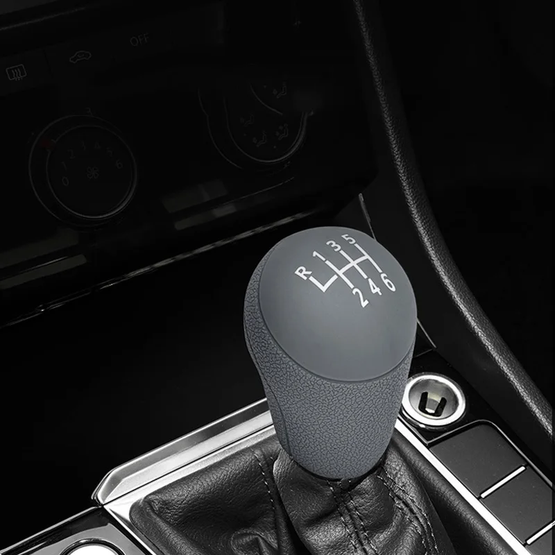 Fashionable Colorful Silicone car gear shift knob cover with massage particles for Volkswagen