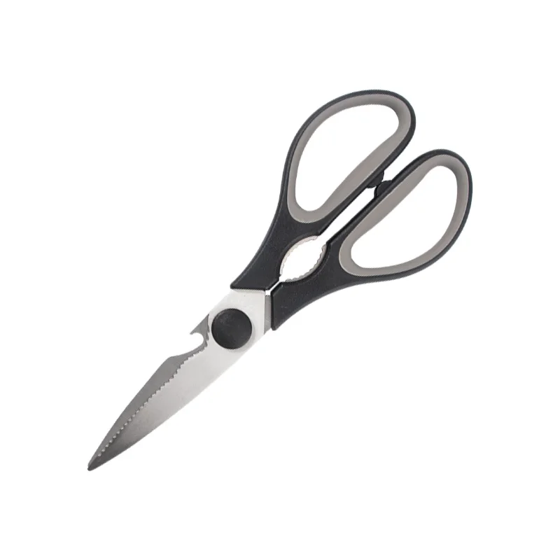 multifunction Stainless Steel Shear Household Kitchen Bottle Nut Opener Chicken Bones Shears Barbecue Kitchen Scissors