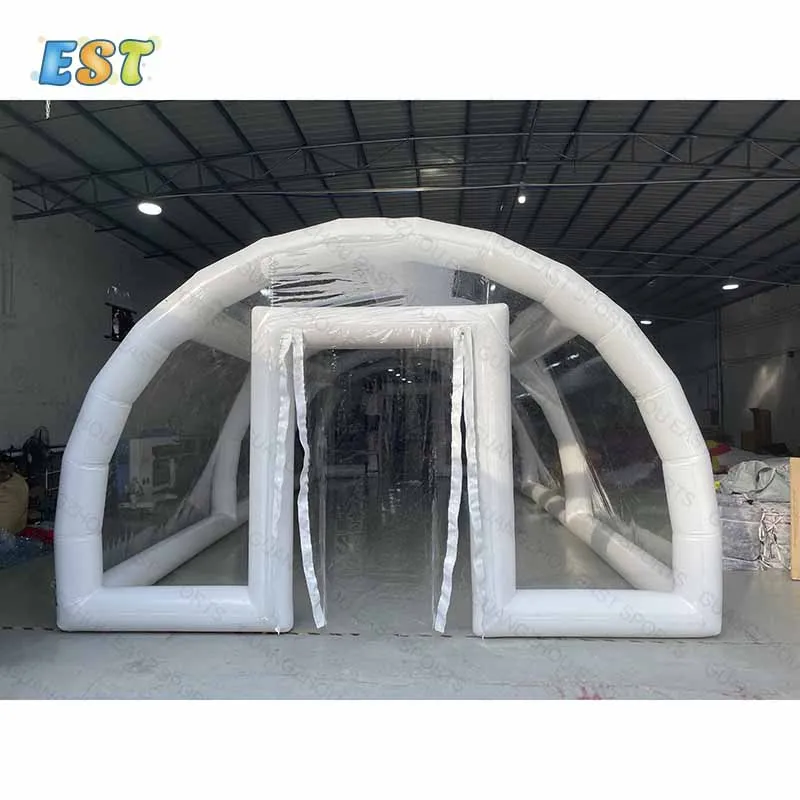 Winter inflatable water above ground swimming pool solar sun dome cover tent enclosure for sale