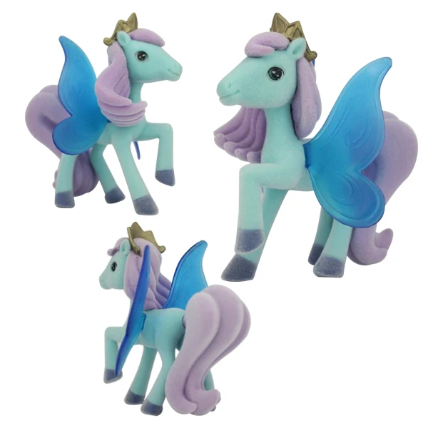 Флокированная фигурка лошади модель животного игрушка для автомата