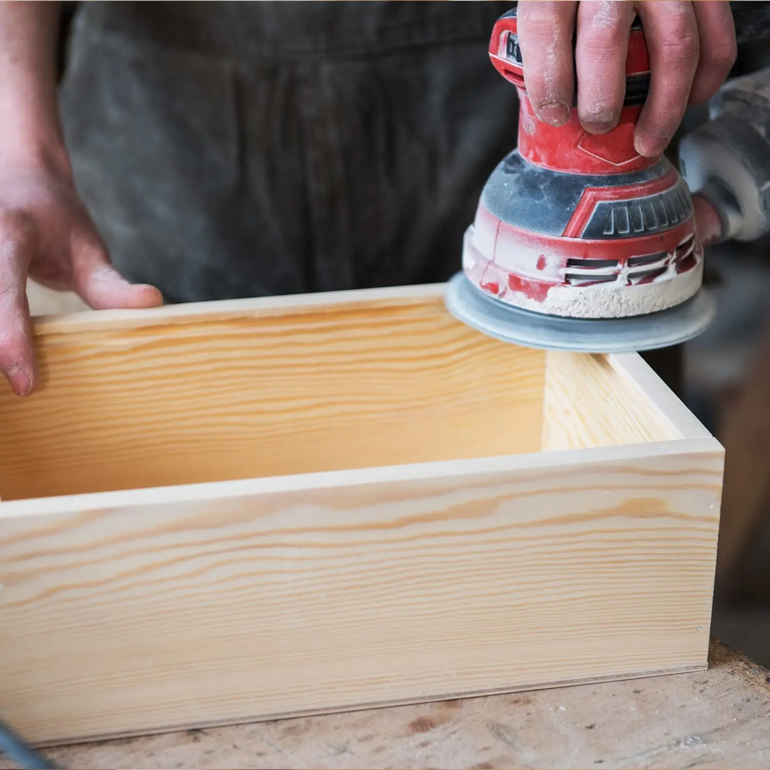 Wholesale Custom Unfinished Pine Wood Gift Craft Box Packing Storage Square Wood Box For DIY Craft Storage Organizer