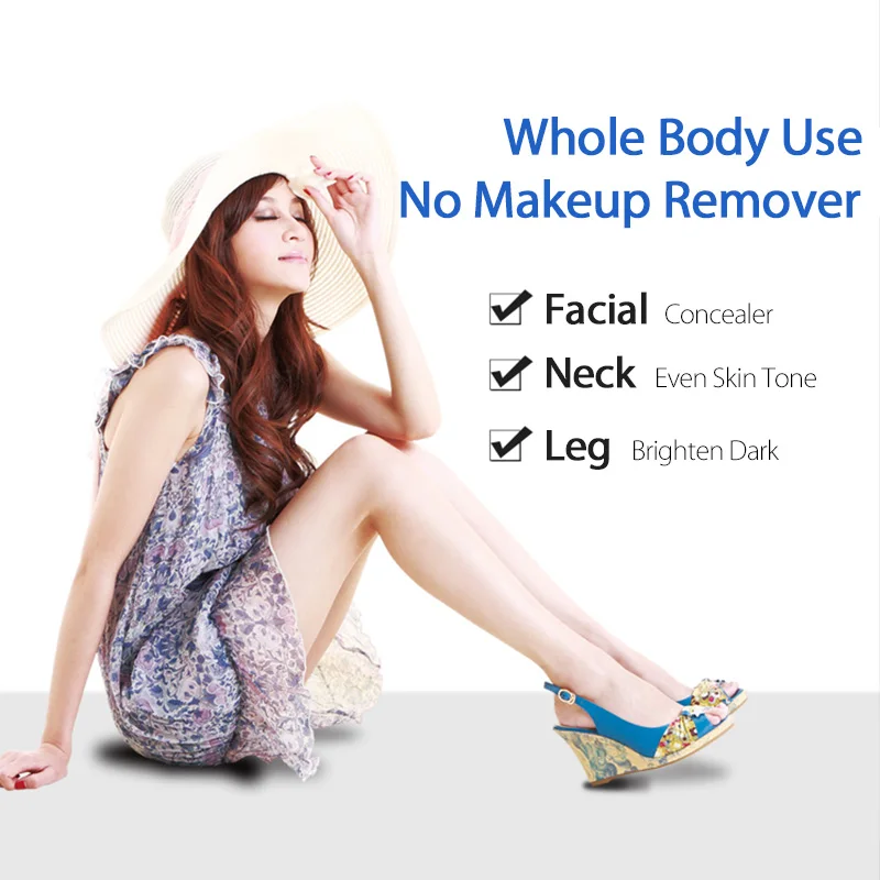 50ML Professional  Spray Long Lasting Face Whitening Brighten Base Makeup Concealer Foundation Cosmetic