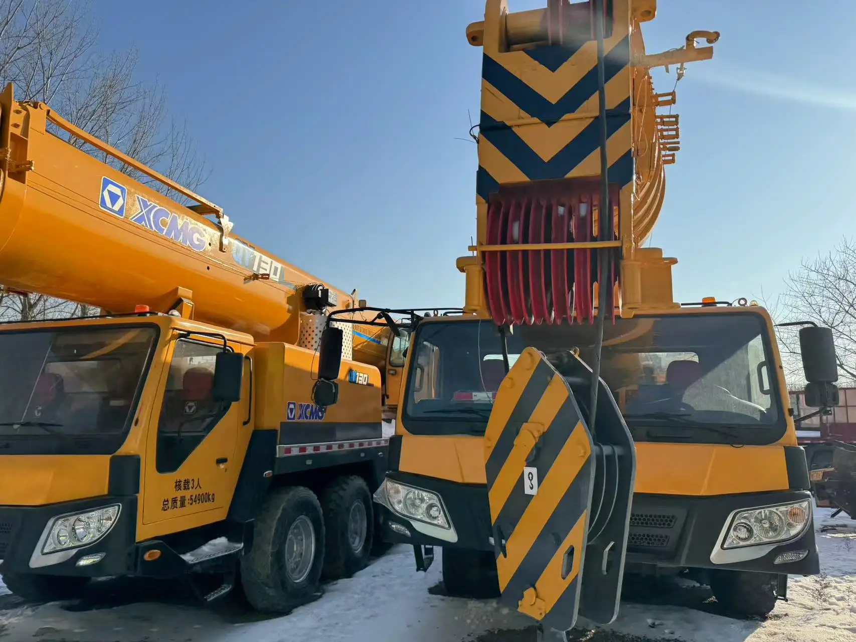 Used 130ton Truck Mounted Crane New Models QY130K XCM-G 130ton Telescopic Boom Crane