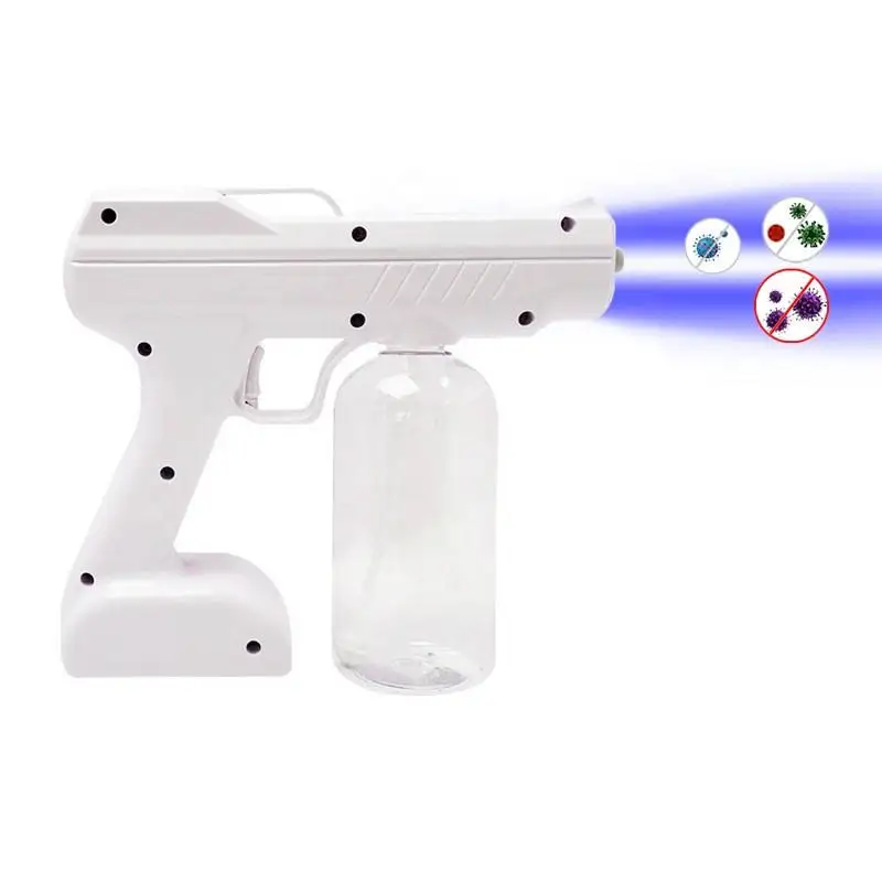 Electric Wireless Nano Sprayer Machine Blue Light Spray Gun Sanitiser Disinfection Steam Atomizer Nano Spray Gun