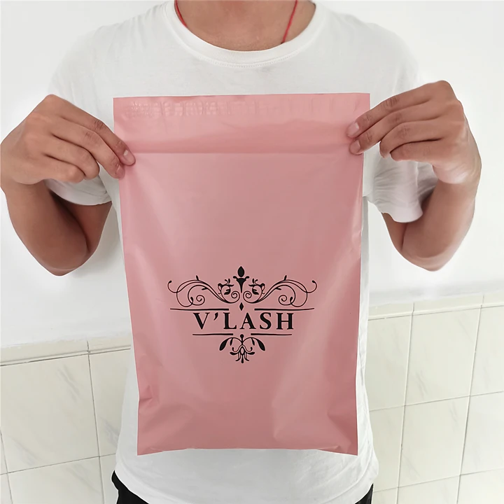 Самоклеющиеся, изготовленный на заказ логос напечатал биоразлагаемых поли почтовый ящик пластиковая упаковка посылка сумка для экспресс-доставки