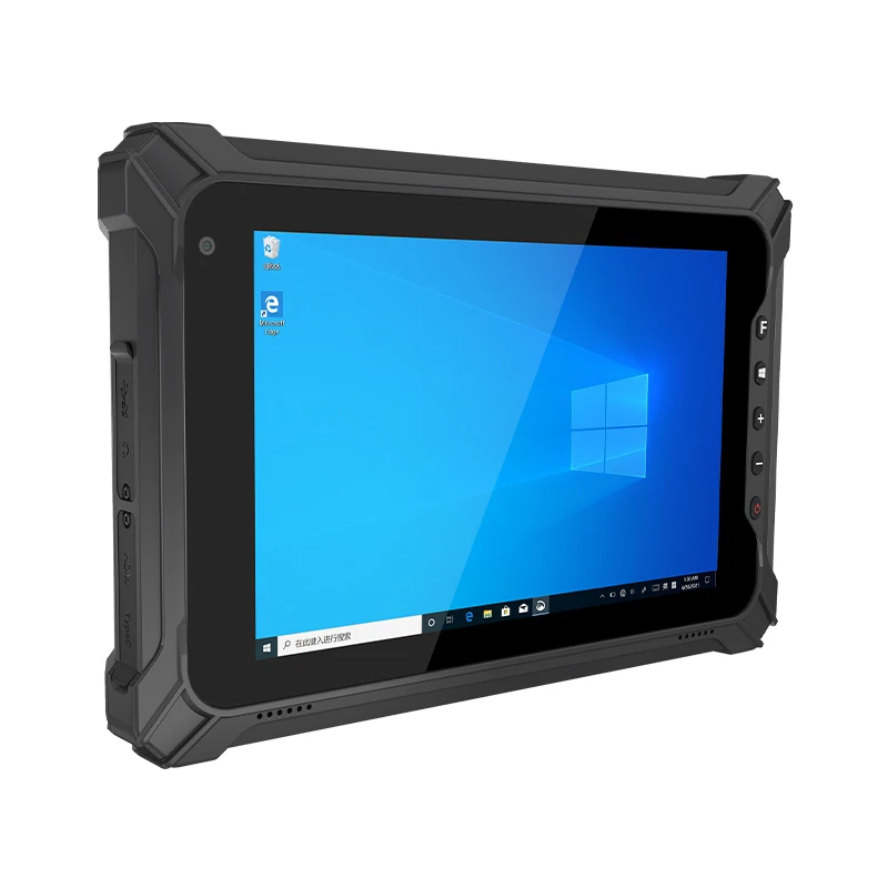 I89J 8 Inch Touch Sindustrial rugged tablet windows10/11  IP65 NFC GPS 4G LTE  barcode scanner Front and rear dual cameras