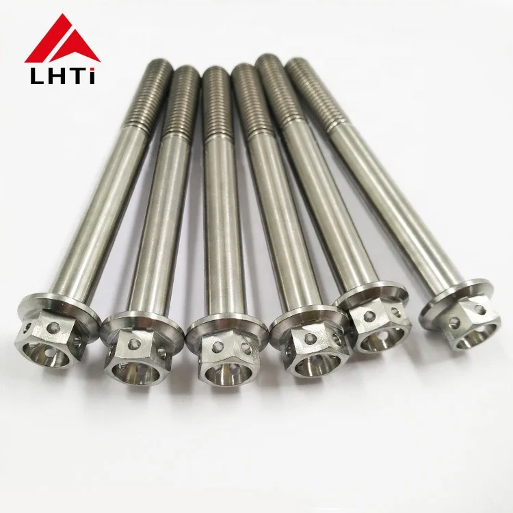 Heng titanium hex flange bolts for motorcycle
