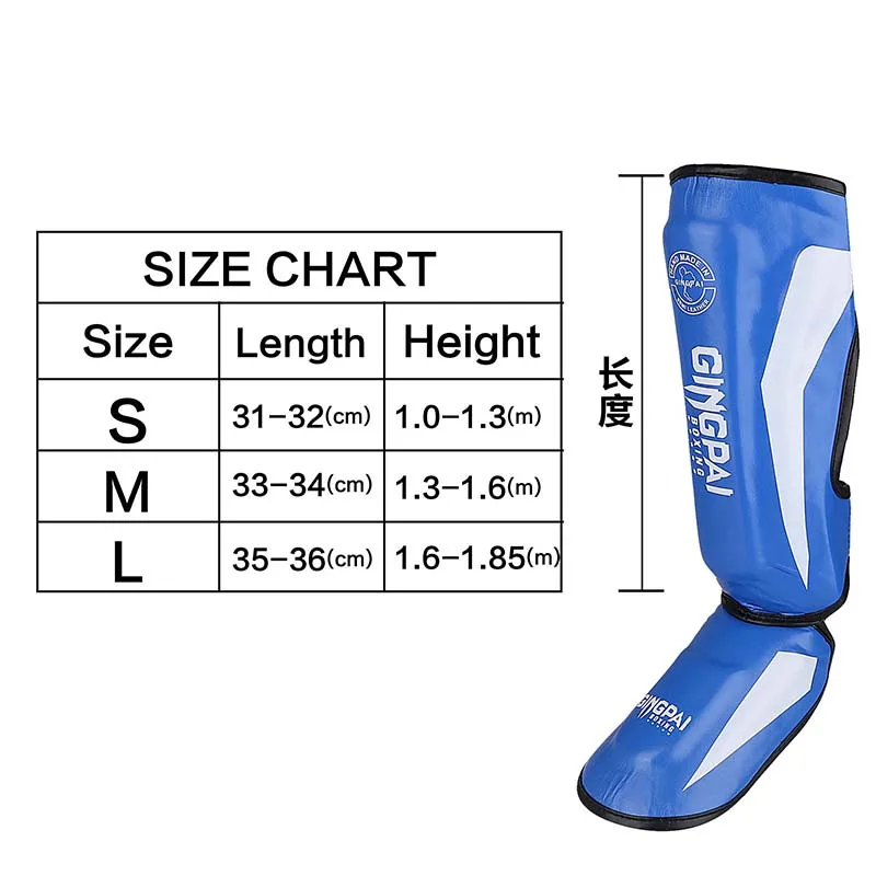 muay thai shin Guards kick boxing Custom Design Thai shin instep guards for combat fighters fan