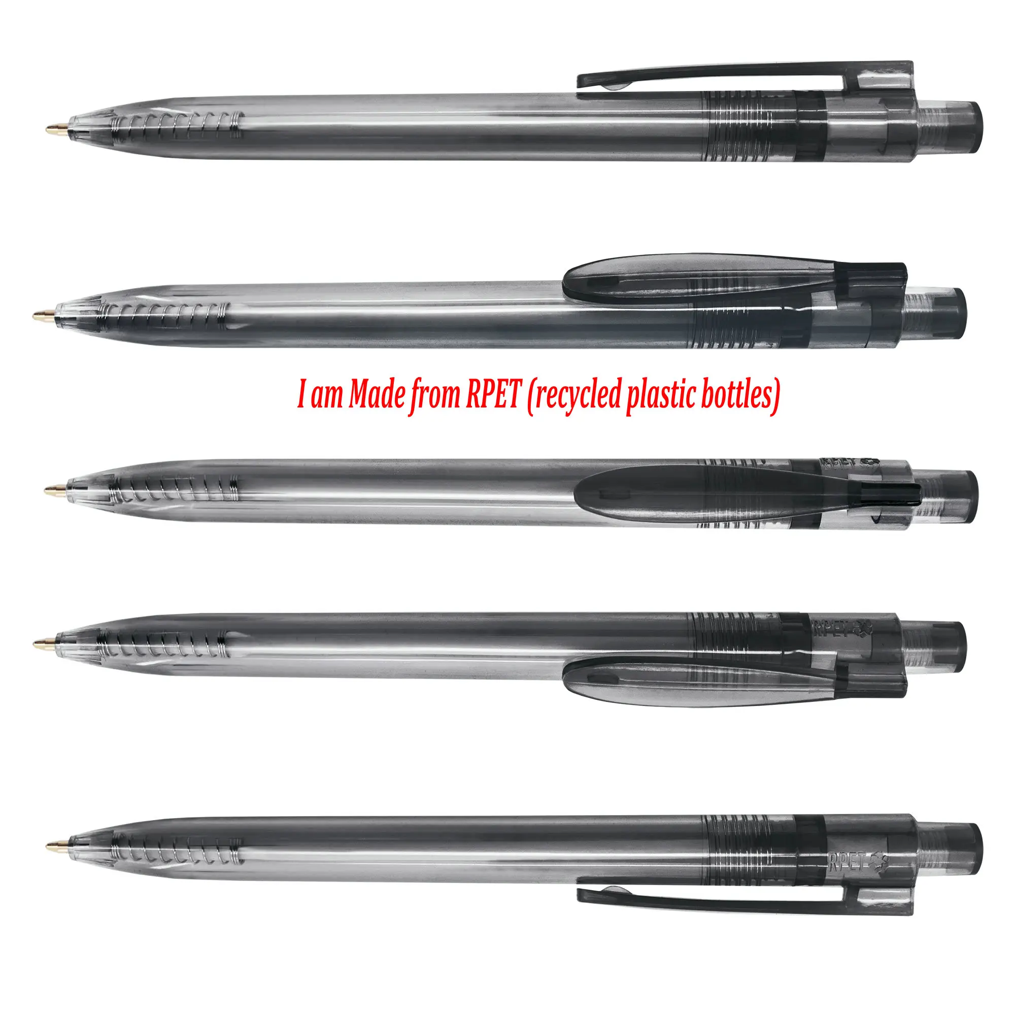 2022 new pen model Eco-Friendly Recycled PET Ball Pen which Made from RPET (recycled plastic bottles) Ballpoint Pen.