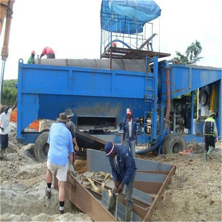 Gold sluice machine for sale gold trommel screen machine gold wash plant trommel