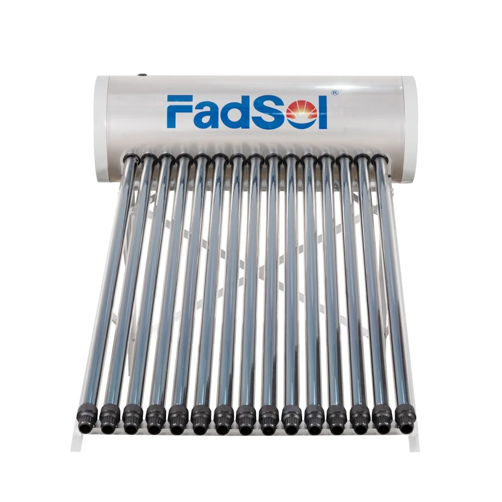 Solar Keymark Solar Collector With Heat Pipe for Heating System Solar Water Heater 150L Pressurized Solar Water Heaters