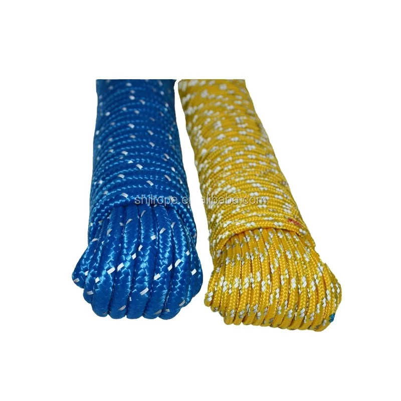 JL 10mm double braided polyester rope dacron polyester rope