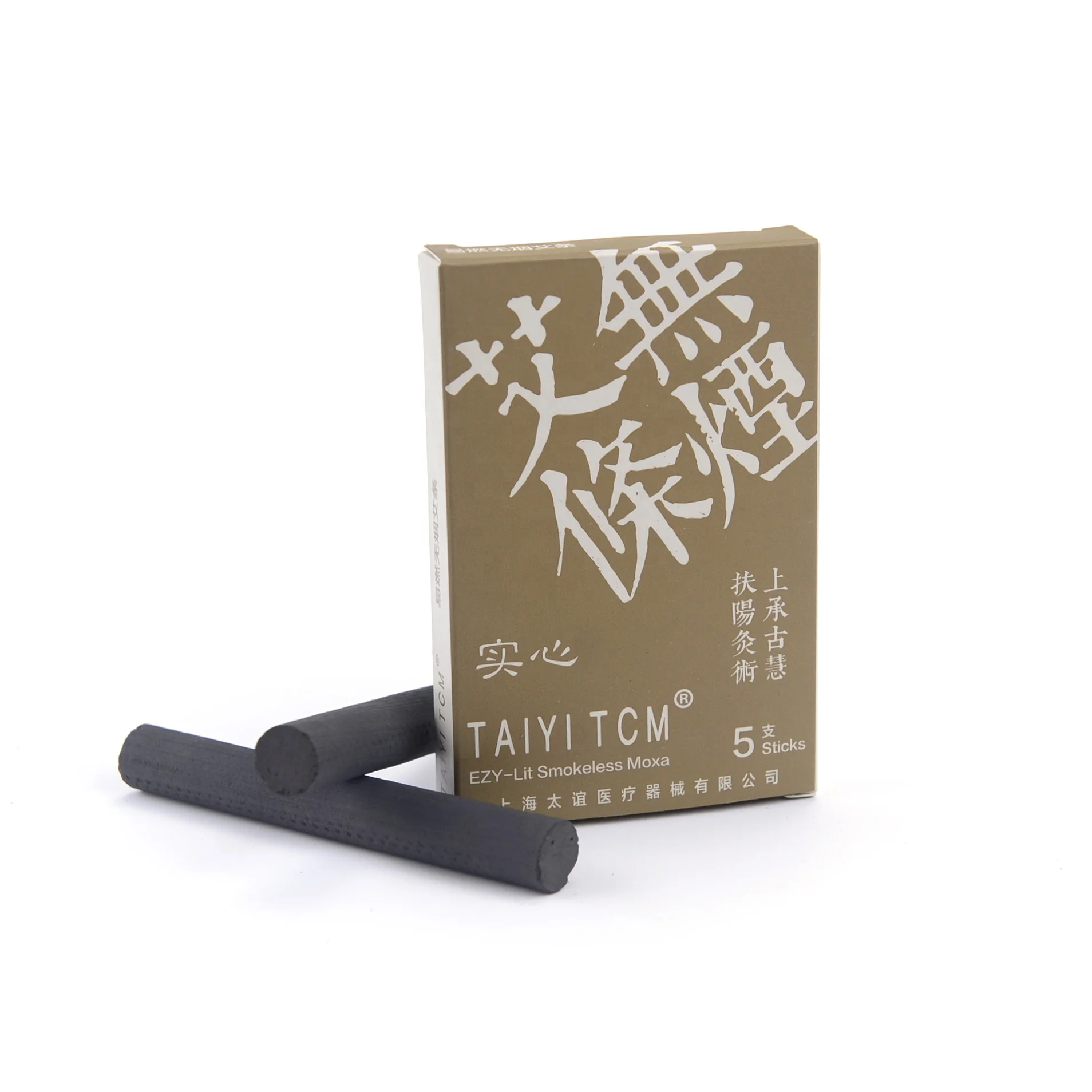 TAIYI 5 Sticks/Box Smokeless Moxa Roll For Chinese Traditional Moxibustion