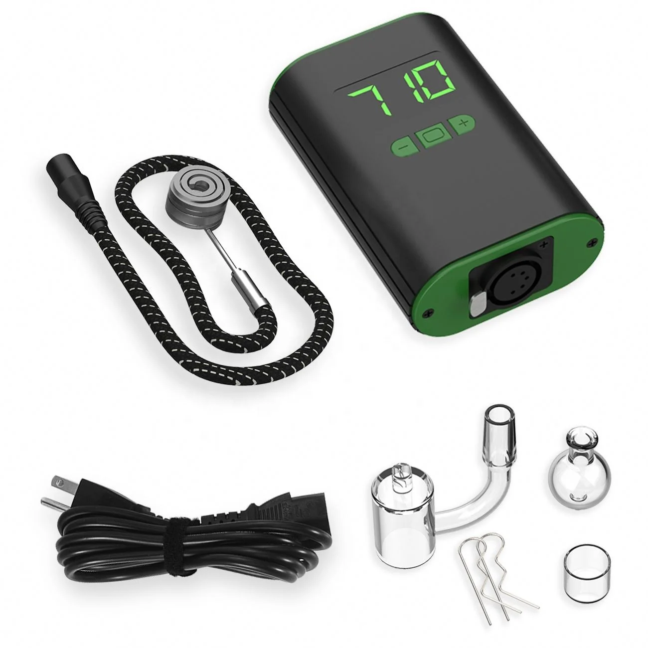 electronic dab enail kit for WAX DRY HERB dabs dab rig enail kit e nail coil heater