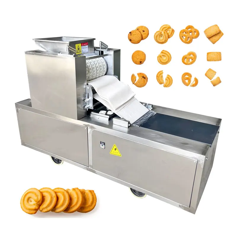 Cheap Small Automatic Medium Biscuit Cookie Gun Maker Packaging Production Line Cake Biscuit Bread Making Machine