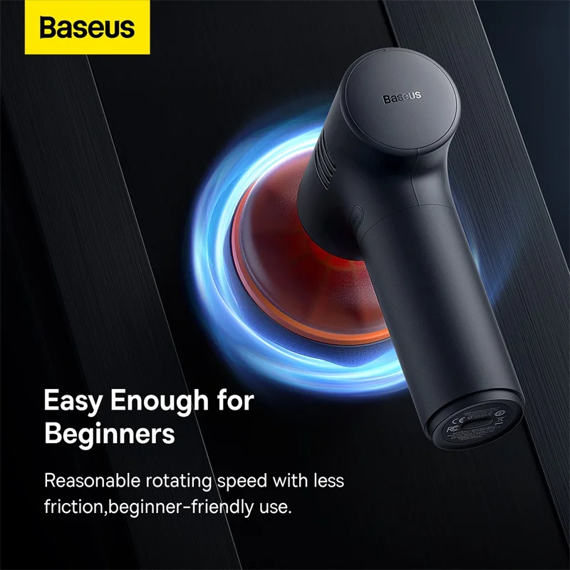 Оптовая продажа оригинальный 100% беспроводной мини-автомобильный воск Baseus NeoPower Lite черный CRLQ000001 полировальный станок для автомобиля инструмент