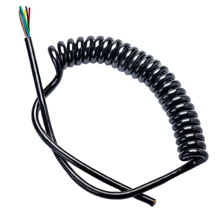 Спиральный пружинный кабель с 21 сердечником от 3 до 4 метров для CNC handwheel MPG