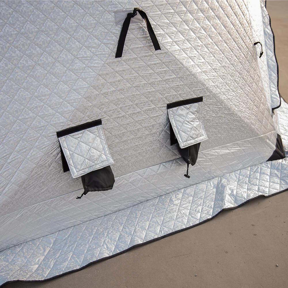 Outdoor Winter Warm Camping Tent 4-6 Person Ice Fishing Tent Windproof & Thickened