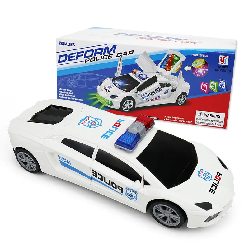 Other 360 rotating light and music automatic door opening kids electric universal car toy