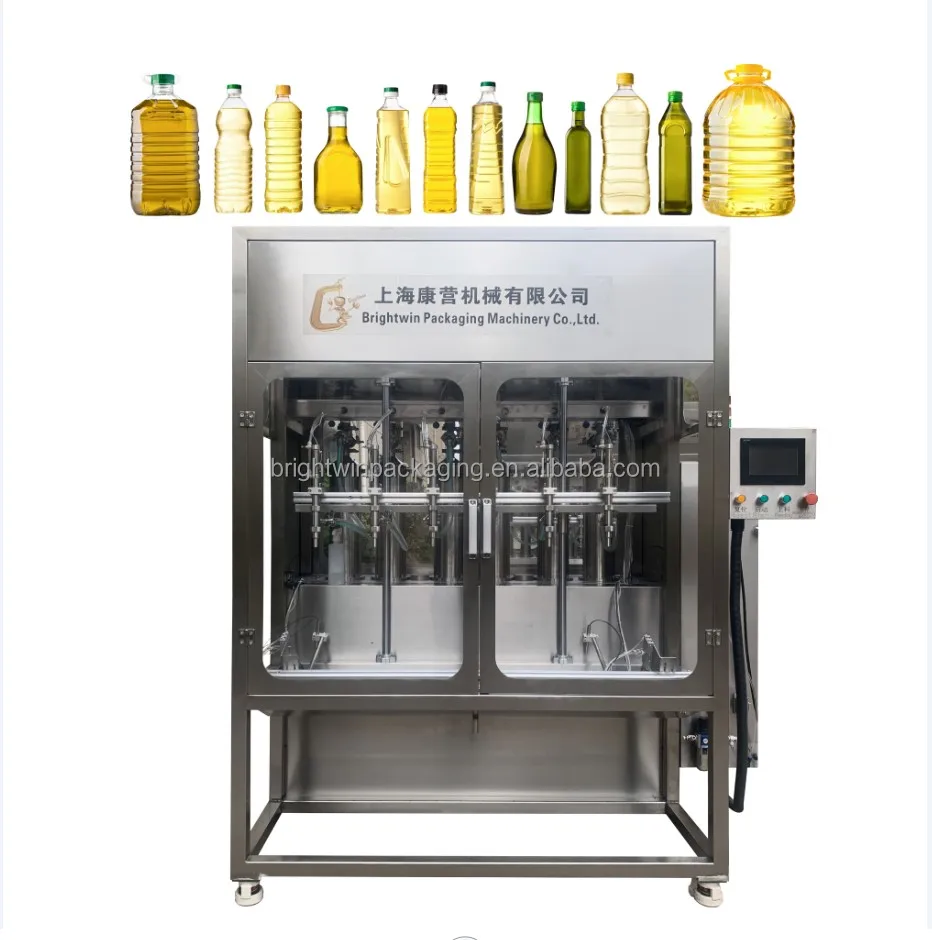 Coconut Oil Bottle Vegetable Edible Palm Olive Oil Filling Machine