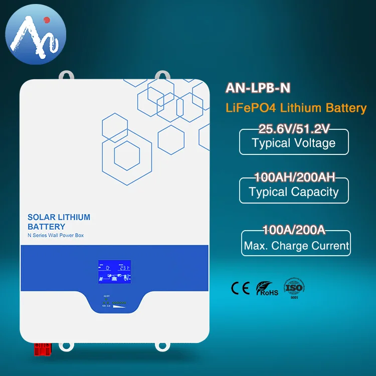 Anern 24v 50ah 300ah 48 volt lithium battery pack