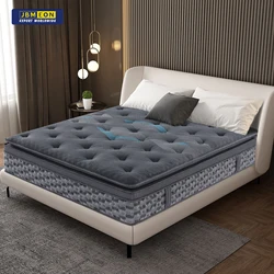 Queen Bed Spring Mattresses Cooling Memory Foam Gel-infused Foam Sleep Mattress Orthopedic Super King Size Home Furniture Modern