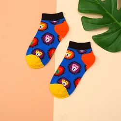 Fashion unisex animal cartoon stokins cotton ankle socks low cut womens sox hypebeast socks wholesale