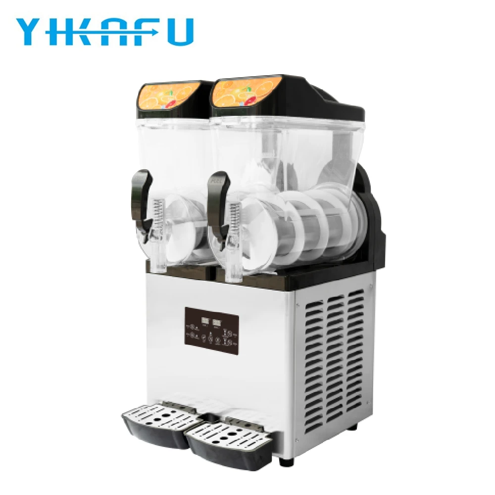 Factory Refrigeration 2 tank Cooling Juice Machine Single-cylinder Stirring Spray Cold Drink Machine juice chilling machine