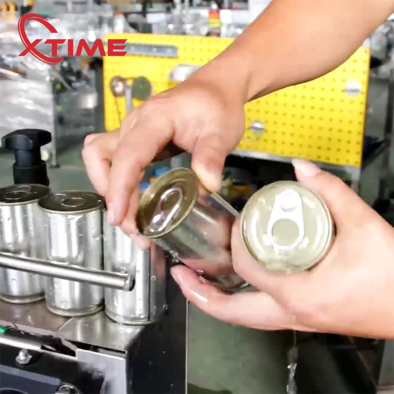 Factory Customizable tin cans automatic tomato paste fish tomato sauce can sealing tuna can sealer machine