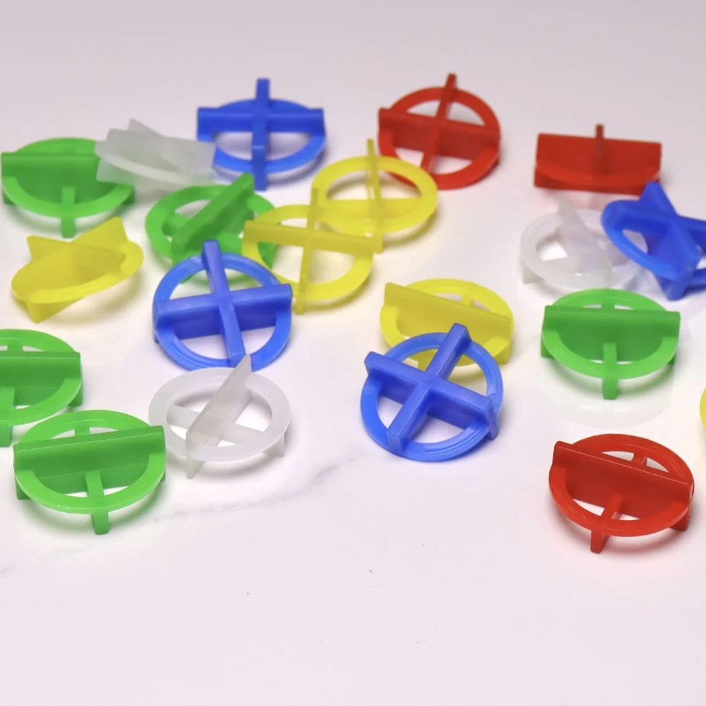 Round Tile Spacer Custom Color 1.0MM/2.0MM/3.0MM Tile Leveling System Spacer for Tile Positioning