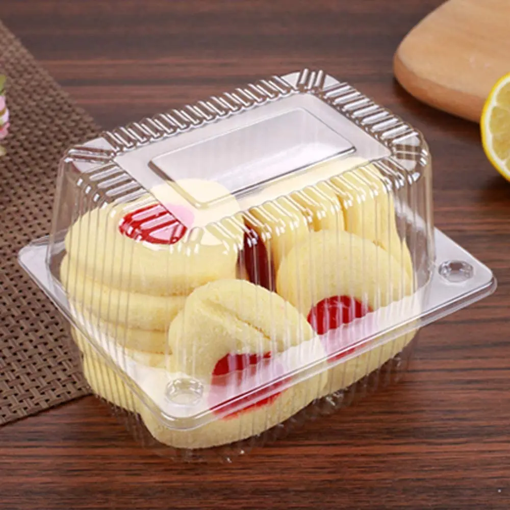 Customized Fresh Fruit Packing Boxes Disposable Plastic Clamshell 4 Kiwi Fruit Packaging Container Box
