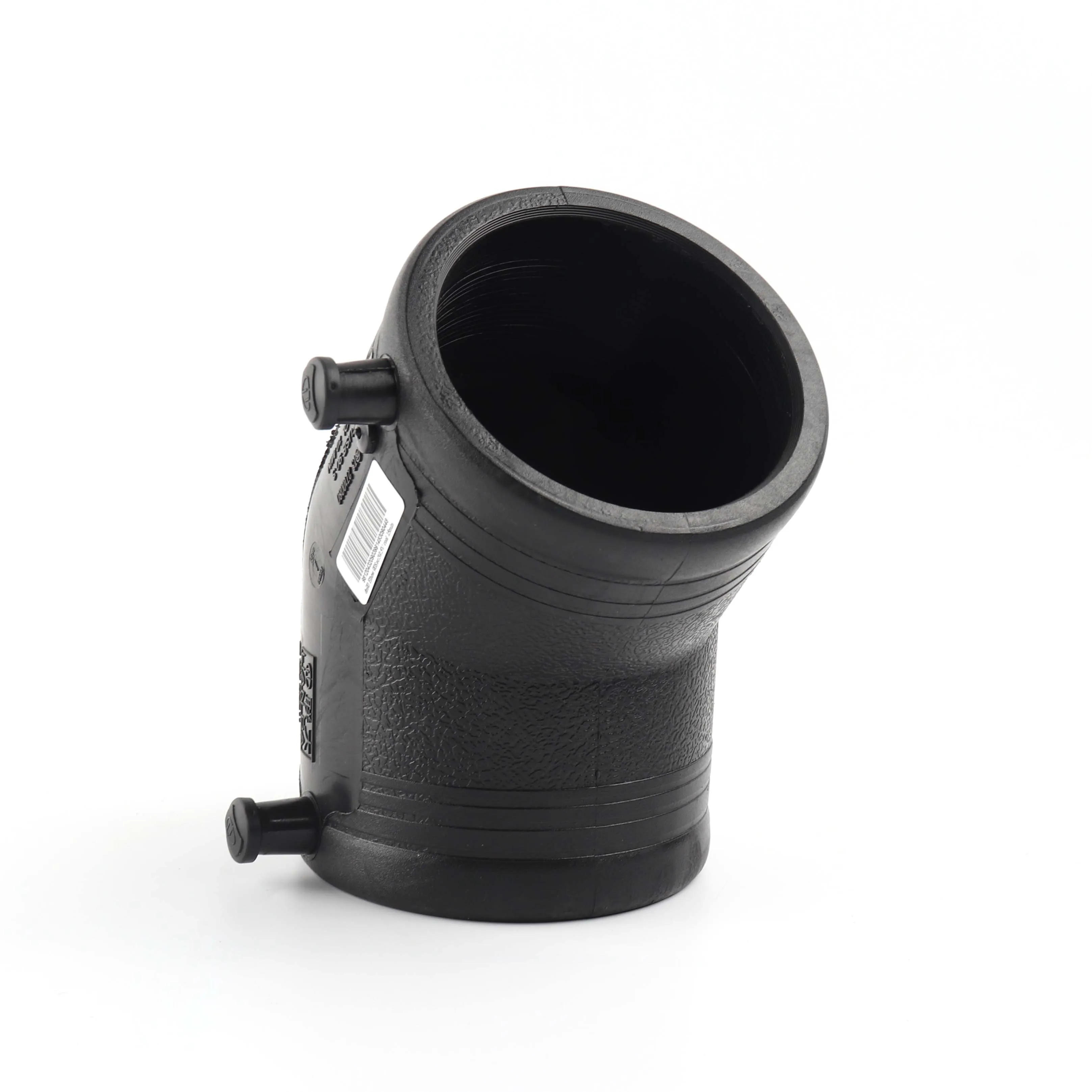 DN110 Wholesale PE Fittings Polyethylene HDPE Fittings Electrofusion 45 Degree Elbow for steel wire reinforced plastic pipe