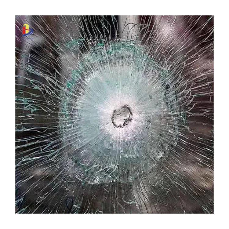 High Security Grade Bullet Resistant Bulletproof Safe Shooting Proof Glass For Car Bank Counter Window