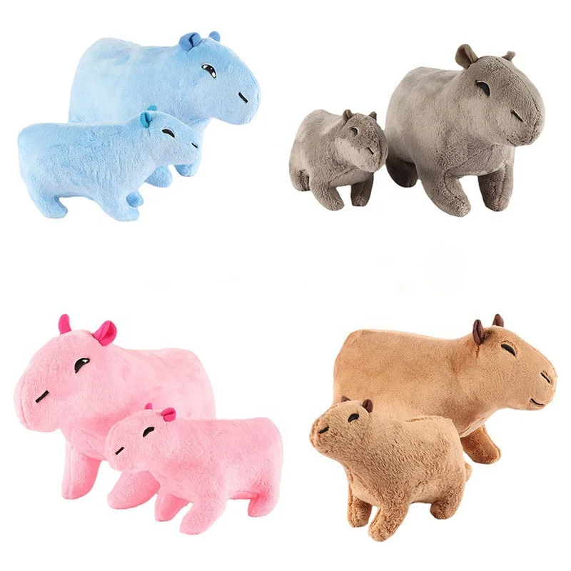 In Stock 20cm/30cm Cartoon Plushie Soft Capybara Plush Stuffed Animal Toys for kids