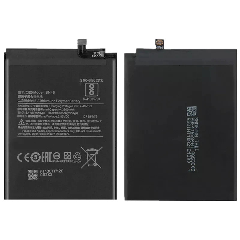 Wholesale Original BN46 Phone Battery for Xiaomi Redmi 7 Note 8 8T Note6, BM4J Replacement Battery For Xiaomi Redmi Note 8 Pro