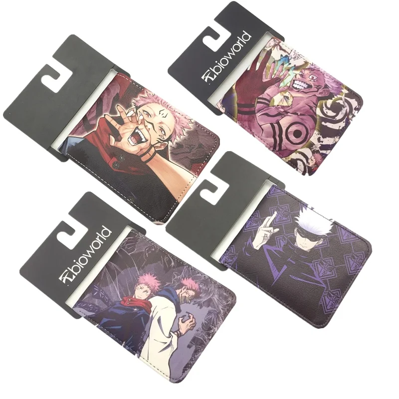 40 стилей Jujutsu Kaisen Satoru Gojo Itadori Yuji Megumi Кошелек для монет популярный мультяшный унисекс PU кошелек мужчин и женщин детей