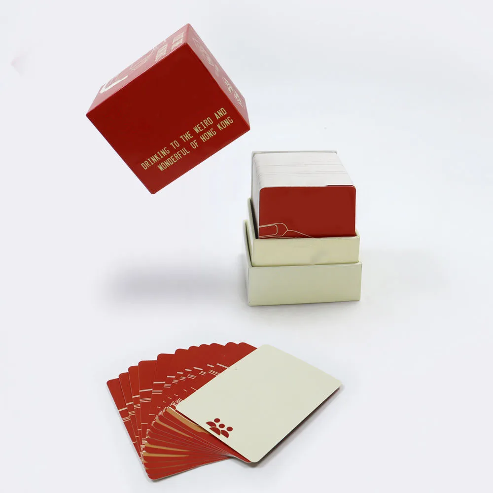 OEM/ODM Custom Card Game with Top Bottom Box High Quality Paper Board Games for Adults Fun Play with Manufacturer in Middle East