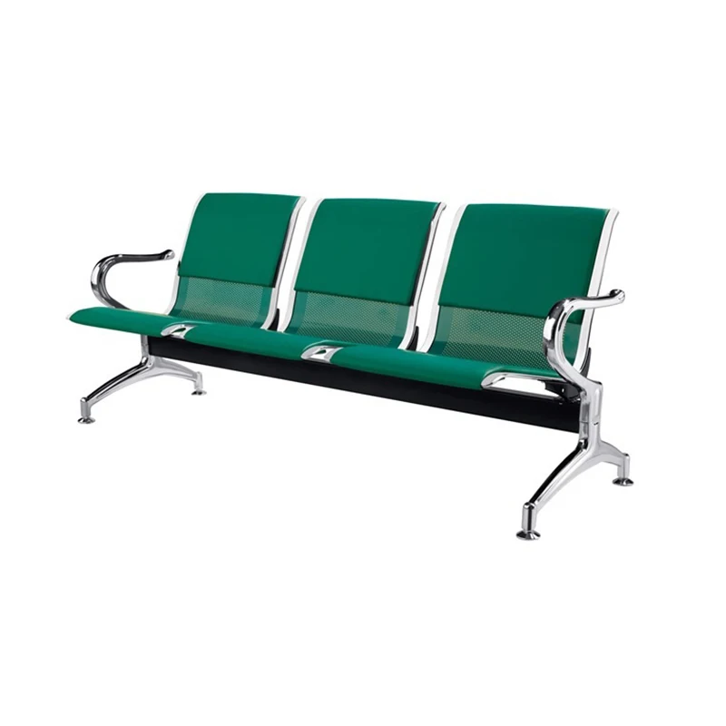 Selling Government Waiting Area Bench Chair Aluminium Alloy Commercial Airport Waiting Room Chair 3 Seater