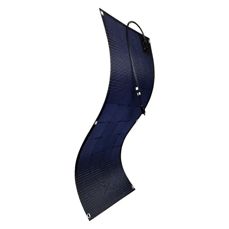 Cheap Custom Shaped Marine Boat Camper RV Van Use 100W Flexible Solar Panels PV Flexible Mono Solar Panel