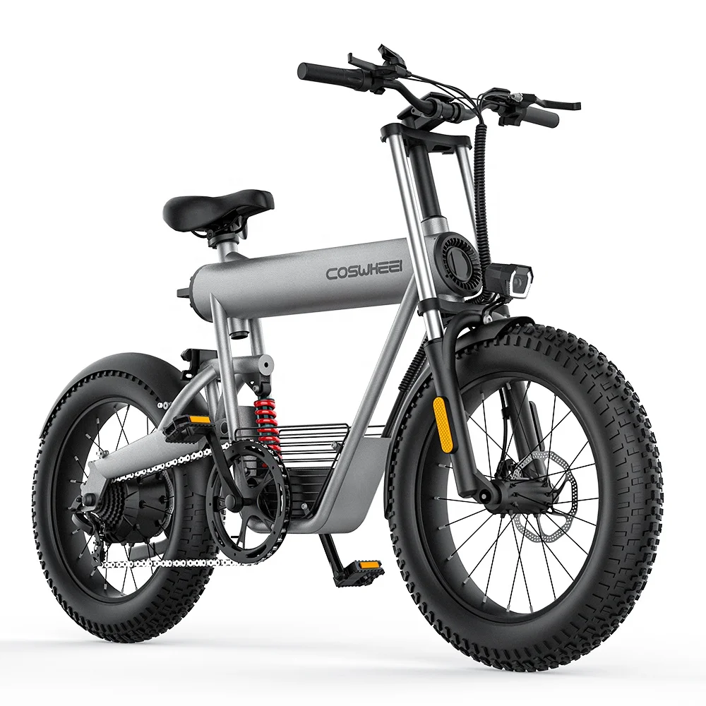COSWHEEL T20 Drop Shipping USA EU Electric Bike 500W Customize Mid Drive Motor 1000W E Bike 10AH 15AH 48V Fastest Electric Bike