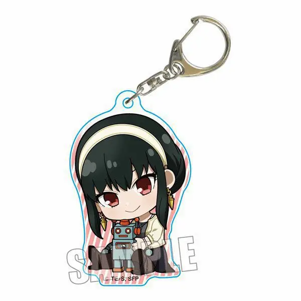 2000 Styles High Quality 5cm Size Japan Anime Cartoon Key Chains Spys Family Double Sided Acrylic Keychain Ring