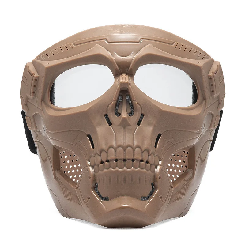 Tactical Paintball Mask CS Windproof Masks Shooting Motorcycle Hiking Protective Full Face Mask