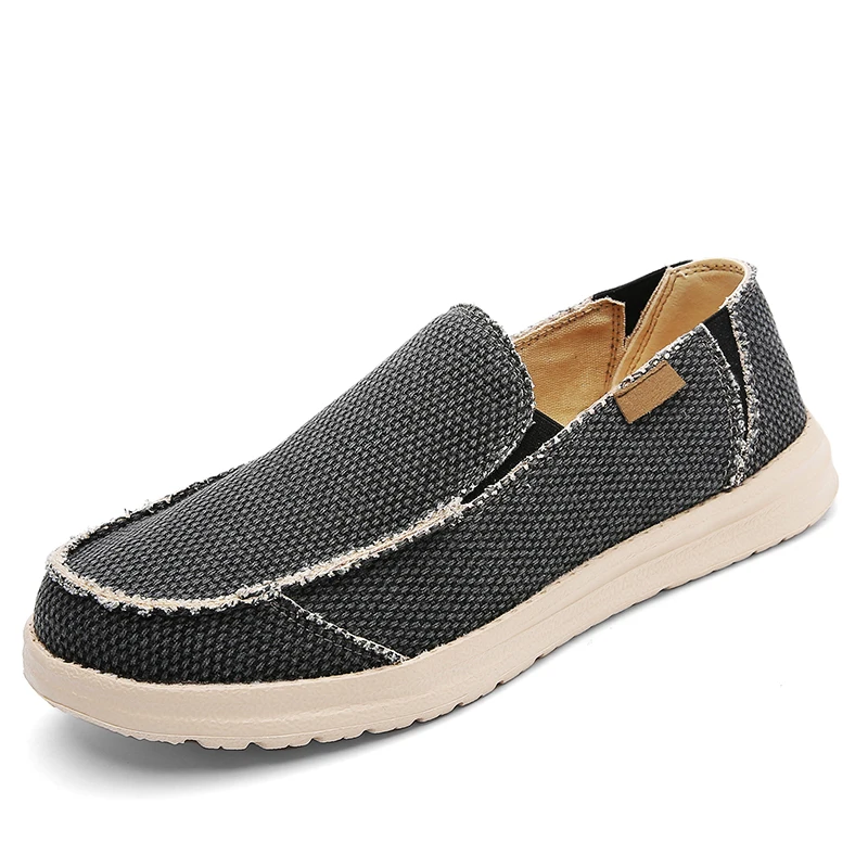 OEM ODM Big Size Canvas Chaussures Pour Hommes Boat Sneaker Running Sport Shoes Men Loafers Walking Style Shoes Men Casual Shoes