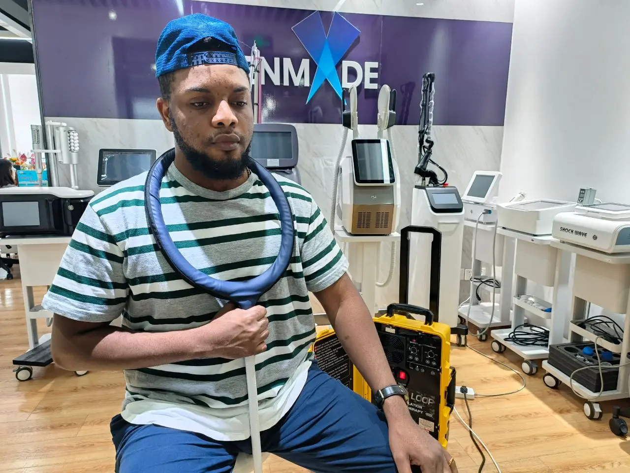 Cenmade Professional PEMF PMST Loop Physiotherapy Machine Body Pain Relief Scraping Apparatus