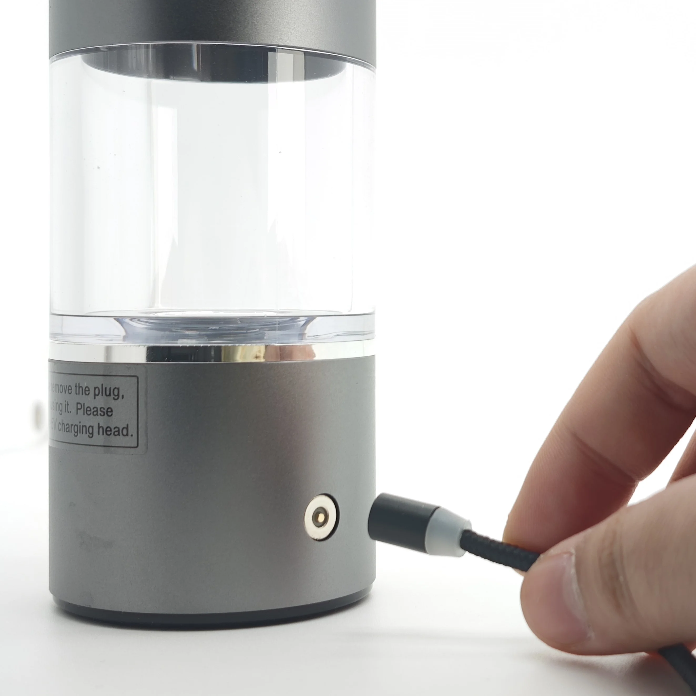 Portable Usb Rechargeable Water Electrolysis Ionizer Cup Hydrogen Water Maker Hydrogen Rich Water Bottle